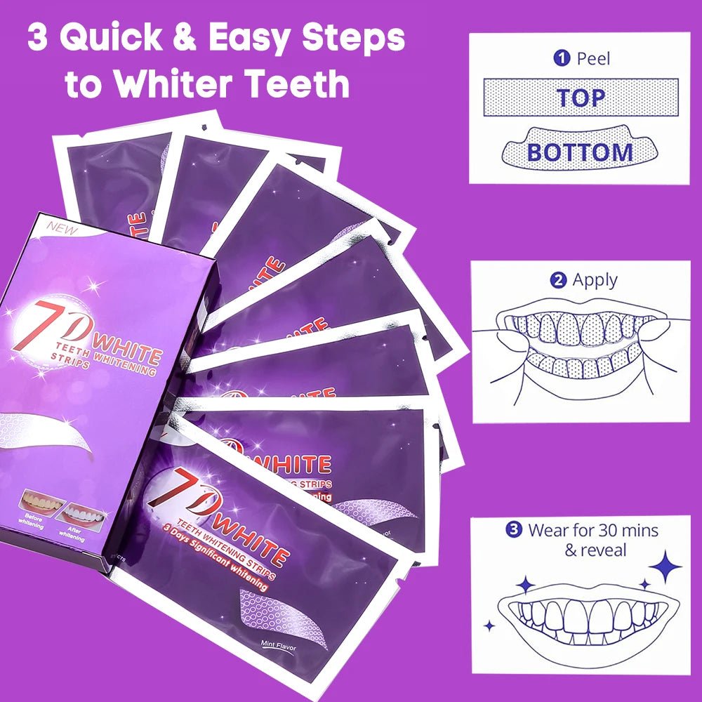 LunaSmile Purple Whitening Strips - LunaGlow