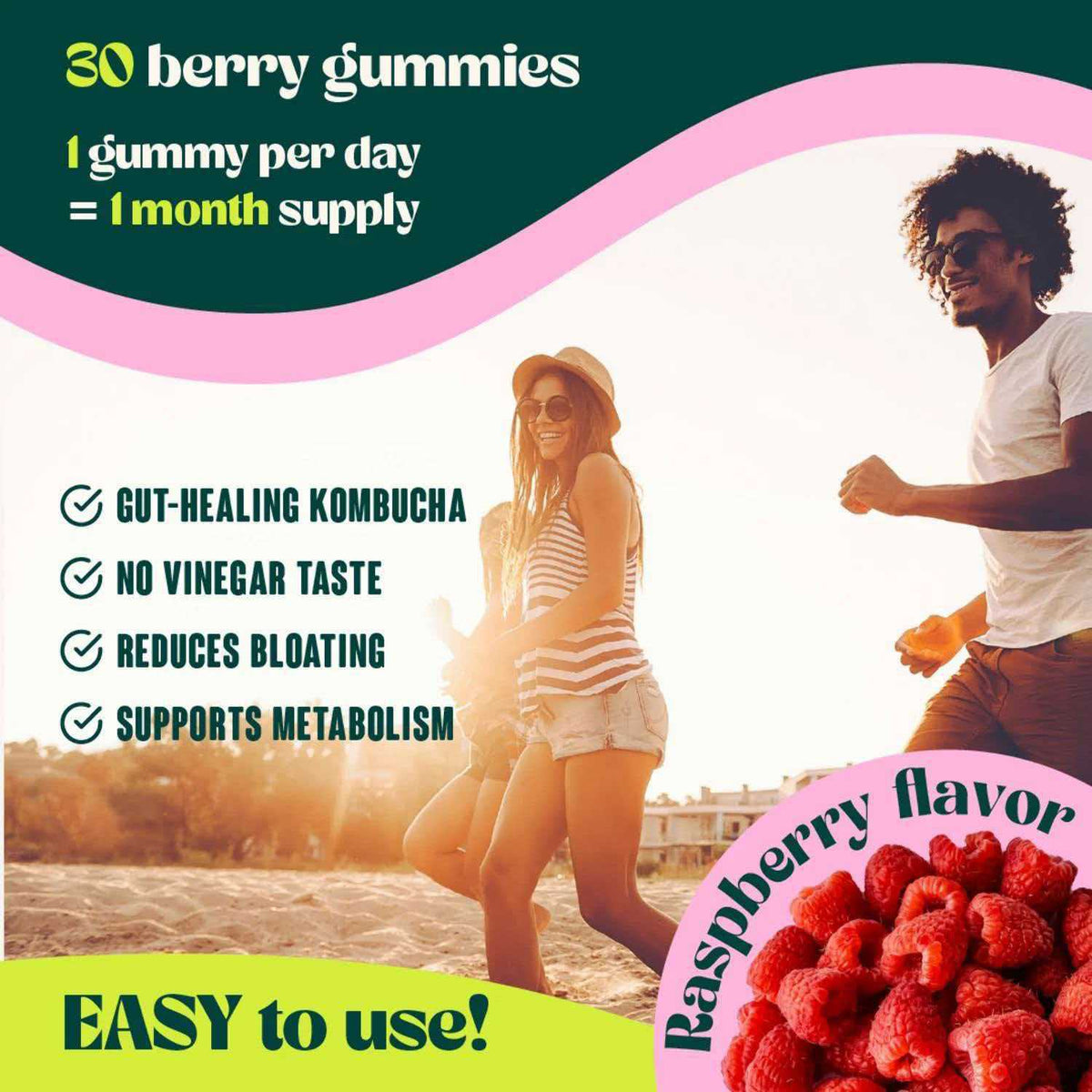 GutGlow™ Probiotic Gummies - LunaGlow