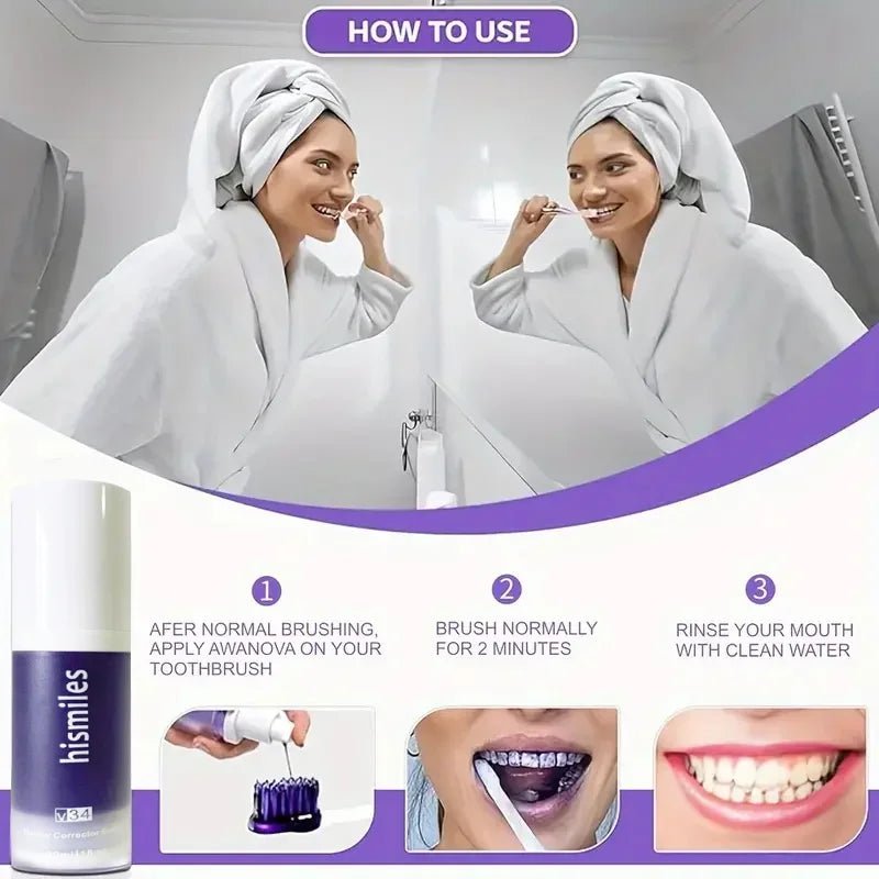 Purple Whitening Toothpaste - LunaGlow